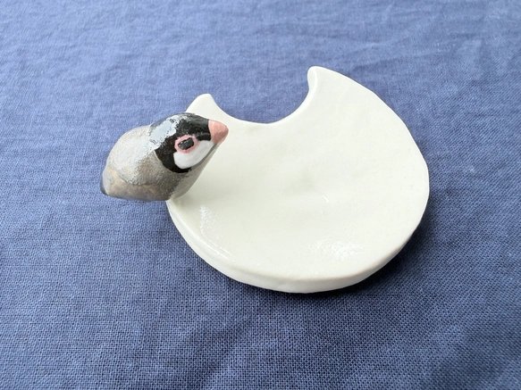文鳥の箸置き(小鳥シリーズ)