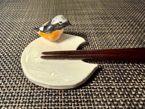ジョウビタキの箸置き(野鳥シリーズ)