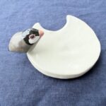 鳥の箸置き：文鳥（並文鳥）