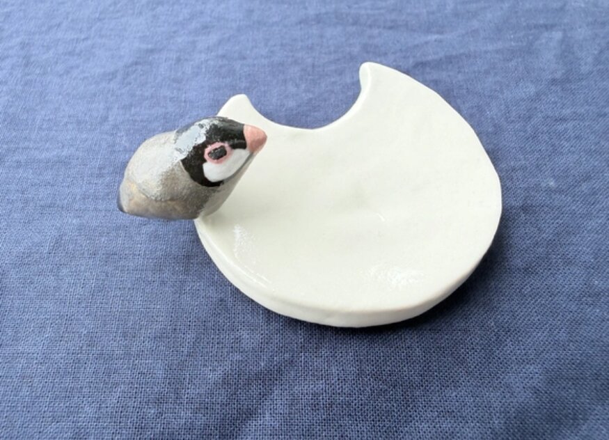 文鳥(並文鳥)の箸置き